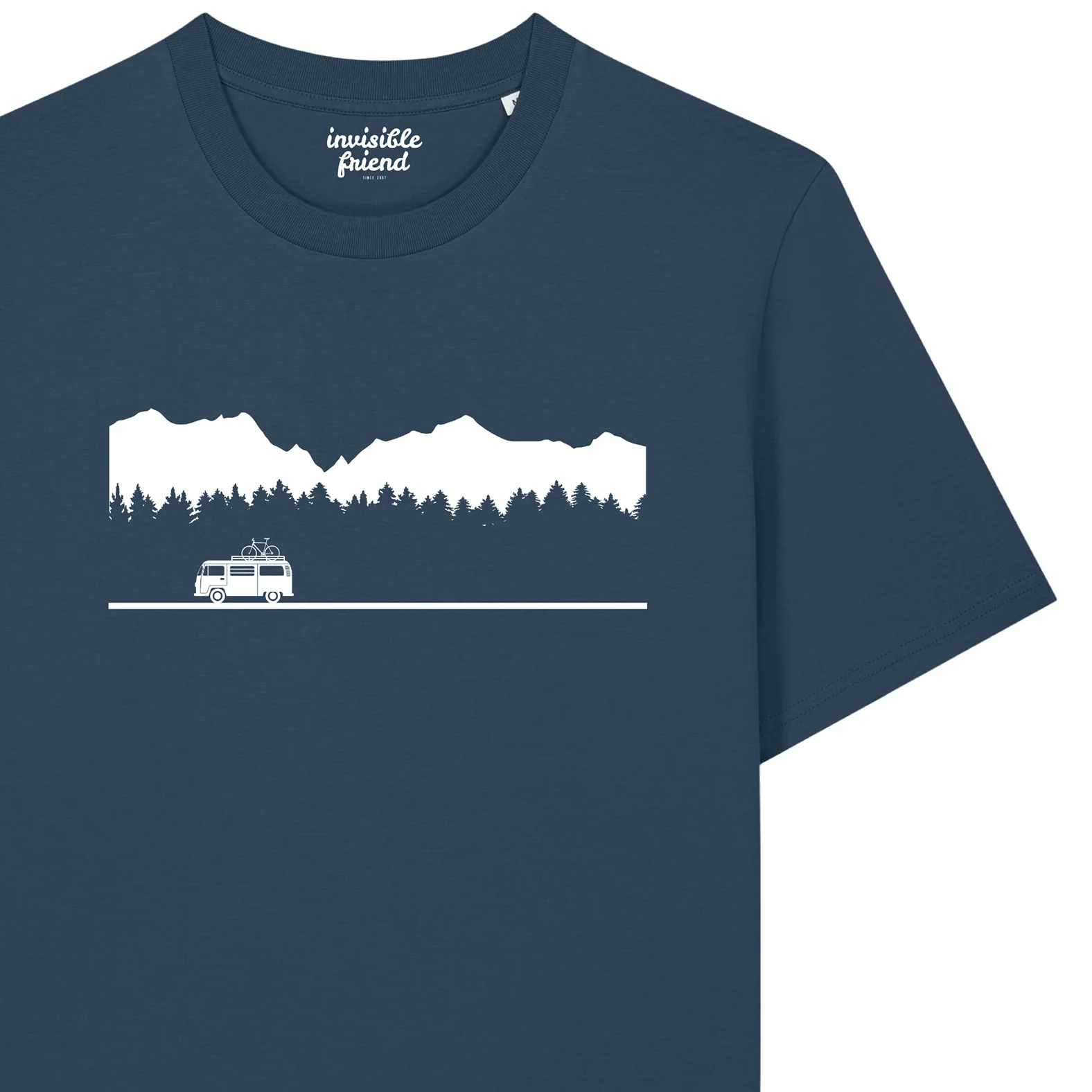 Classic Camper Van Mountains T Shirt